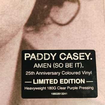 LP Paddy Casey: Amen (So Be It).  CLR 601841