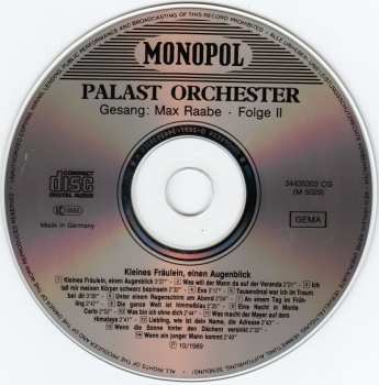 CD Palast Orchester Mit Seinem Sänger Max Raabe: Folge 2 193029