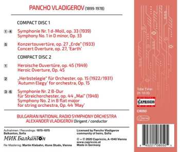 2CD Pancho Vladigerov: Vladigerov: Orchestral Works • 1 572835