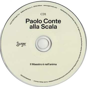 2CD Paolo Conte: Paolo Conte Alla Scala - Il Maestro È Nell'anima 562711