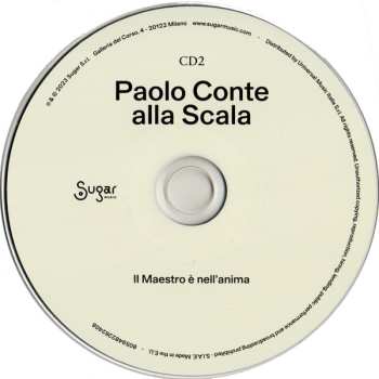 2CD Paolo Conte: Paolo Conte Alla Scala - Il Maestro È Nell'anima 562711