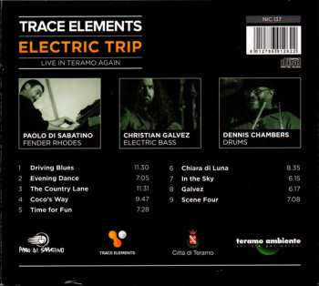 CD Paolo Di Sabatino: Trace Elements- Electric Trip - Live In Teramo Again  272015