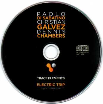 CD Paolo Di Sabatino: Trace Elements- Electric Trip - Live In Teramo Again  272015