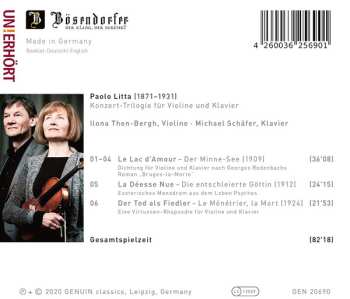 CD Ilona Then-Bergh: Konzert-Trilogie Fur Violine Und Klavier 604155