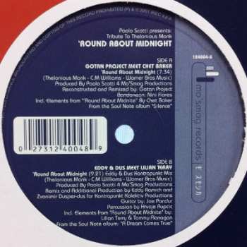 Album Paolo Scotti: 'Round About Midnight (Tribute To Thelonious Monk)