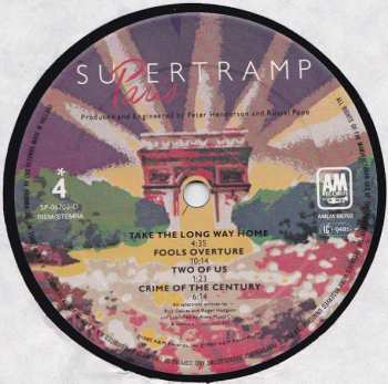 2LP Supertramp: Paris (2xLP) 110540