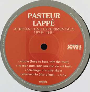 LP Pasteur Lappé: African Funk Experimentals 1979 - 1981 607896