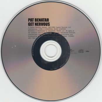 CD Pat Benatar: Get Nervous = ゲット・ナーヴァス LTD 646174