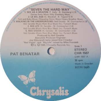 LP Pat Benatar: Seven The Hard Way 641188