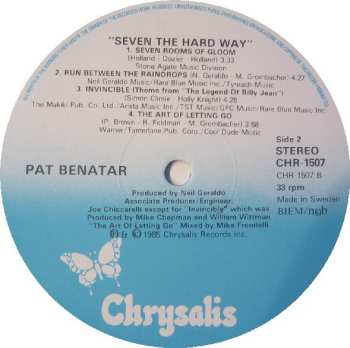 LP Pat Benatar: Seven The Hard Way 641188