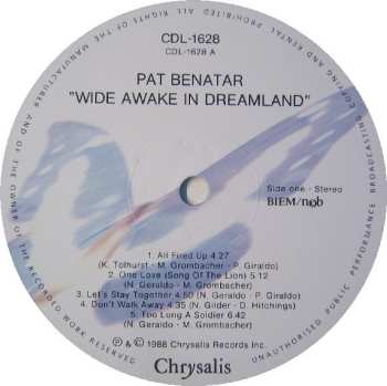 LP Pat Benatar: Wide Awake In Dreamland 593824