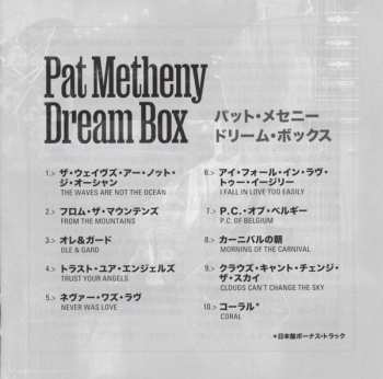 CD Pat Metheny: Dream Box 603146