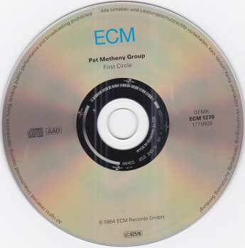 CD Pat Metheny Group: First Circle 121285