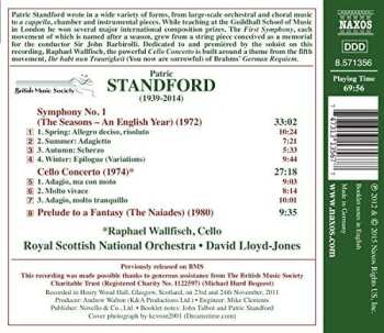 CD Royal Scottish National Orchestra: Symphony No. 1, "The Seasons" ; Cello Concerto ; Prelude To A Fantasy 571817