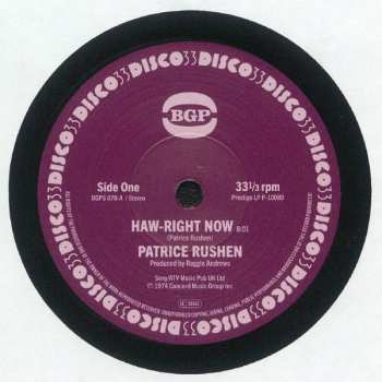 Album Patrice Rushen: Haw-Right Now / Kickin' Back