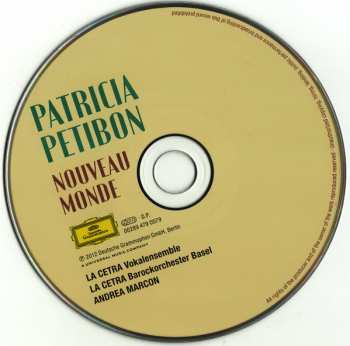 CD Patricia Petibon: Nouveau Monde (Baroque Arias And Songs) 354103