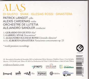 CD Orchestre de Lutetia: Alas 567000