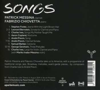 CD Fabrizio Chiovetta: Songs 546112