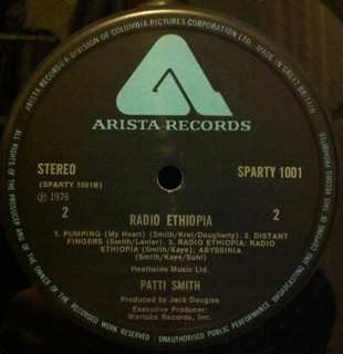 LP Patti Smith Group: Radio Ethiopia 631154