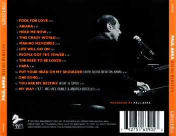 CD Paul Anka: Making Memories 592004