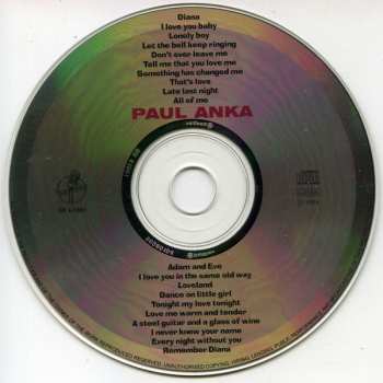 CD Paul Anka: Remember Diana 659271