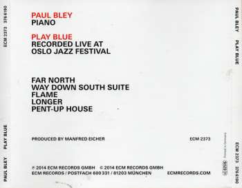 CD Paul Bley: Play Blue (Oslo Concert) 184191