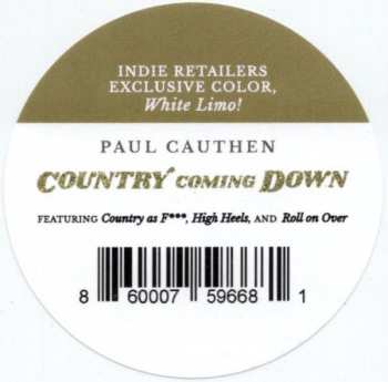 LP Paul Cauthen: Country Coming Down CLR 297416