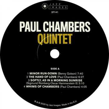 LP Paul Chambers Quintet: Paul Chambers Quintet DLX | LTD 571018