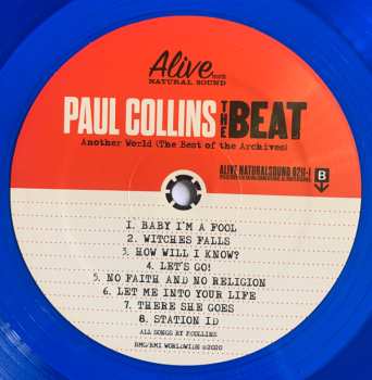 LP Paul Collins' Beat: Another World (The Best Of The Archives) CLR | LTD 559034