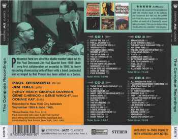 4CD/Box Set Paul Desmond Jim Hall Quartet: Complete Recordings 469736