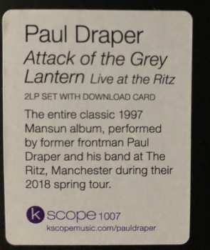 2LP Paul Draper: Attack Of The Grey Lantern Live At The Ritz LTD 275146