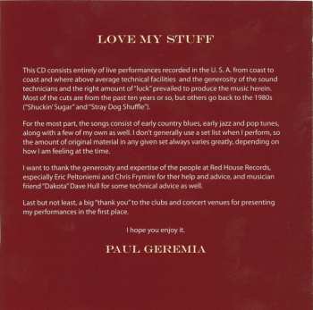 CD Paul Geremia: Love My Stuff 655522