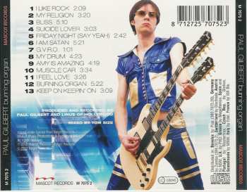 CD Paul Gilbert: Burning Organ 416491