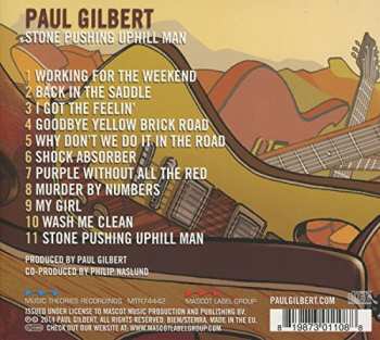 CD Paul Gilbert: Stone Pushing Uphill Man DIGI 34599