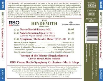 CD Paul Hindemith: Hindemith: Symphony 'Mathis Der Maler' / Nusch-Nuschi Tänze • Sancta Susanna 572812