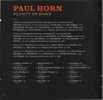 2CD Paul Horn: Plenty Of Horn 655163