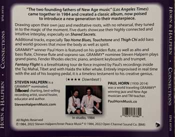 CD Paul Horn & Steven Halpern: Connections [38th Anniversary Deluxe Edition] DLX 547287