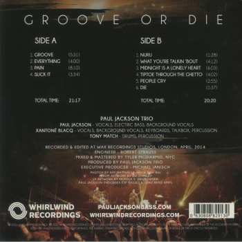 LP Paul Jackson Trio: Groove Or Die LTD 571676