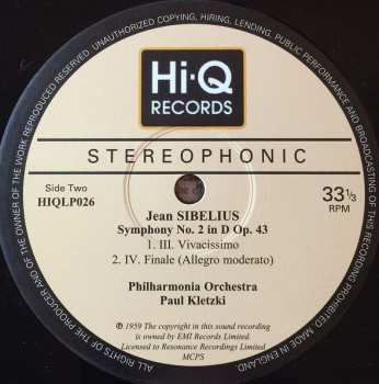 LP Paul Kletzki: Symphony No.2 In D Major 450440