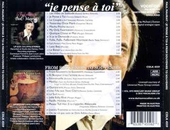 CD Paul Mauriat: Je Pense À Toi & From Souvenirs To Souvenirs 608262