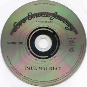 SACD Paul Mauriat: Love Sounds Journey & Bonus Tracks 558576