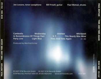 CD Paul Motian: Time And Time Again 36596