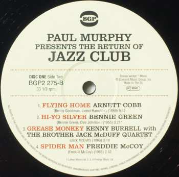 2LP Paul Murphy: The Return Of Jazz Club (Dancefloor Classics From The Original Jazz Dance DJ) 558988