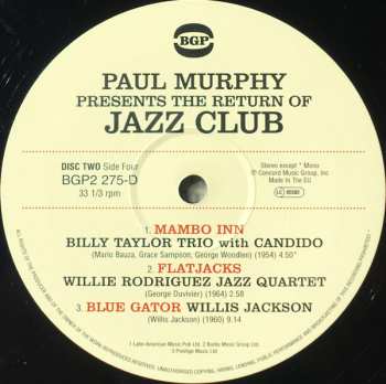 2LP Paul Murphy: The Return Of Jazz Club (Dancefloor Classics From The Original Jazz Dance DJ) 558988