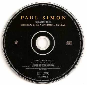 CD Paul Simon: Greatest Hits - Shining Like A National Guitar 14898