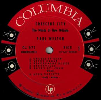 LP Paul Weston And His Music From Hollywood: Crescent City (The Moods Of New Orleans) 596635