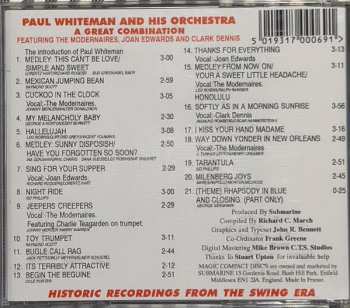 CD Paul Whiteman And His Orchestra: A Great Combination 547806