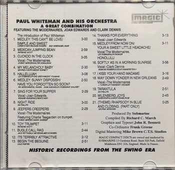 CD Paul Whiteman And His Orchestra: A Great Combination 547806