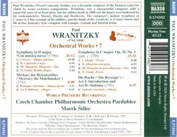 CD Pavel Vranický: Orchestral Works • 7 633119