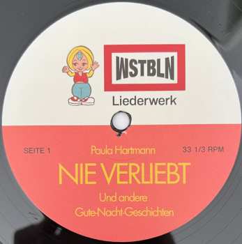 LP Paula Hartmann: Nie Verliebt 444976